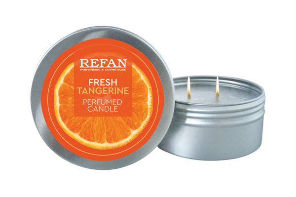 Perfumed candle in box Fresh Tangerine - REFAN