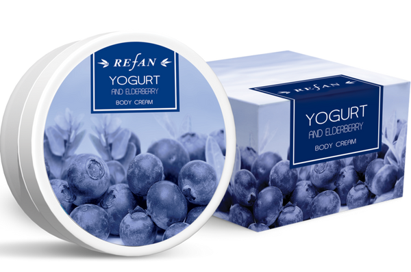 Body cream Yogurt and Еlderberry 200ml. - REFAN