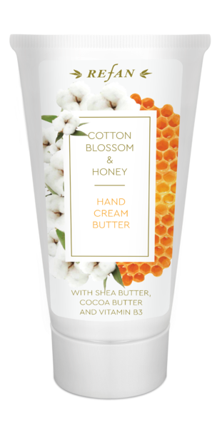 Hand cream butter Cotton Blossom and Honey 75ml. - REFAN