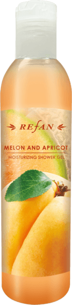 Moisturizing shower gel Melon and apricot - REFAN