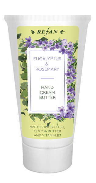 Hand cream butter Eucalyptus and Rosemary 75ml. - REFAN