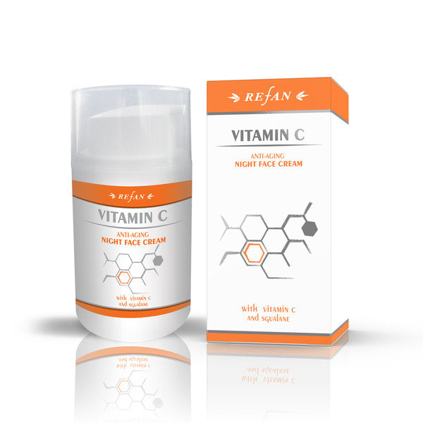 Anti-aging Night face cream Vitamin C 50ml. - REFAN