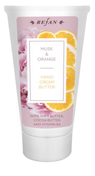 Hand cream butter Musk and Orange 75ml. - REFAN
