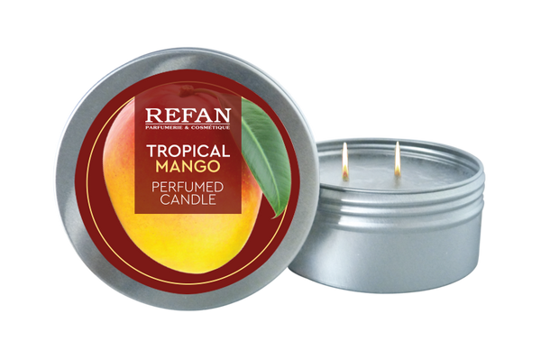 Perfumed candle in box Tropical Mango - REFAN