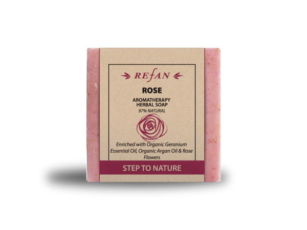 Herbal soap Rose 120g - REFAN
